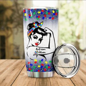 Autism Mom Strong Tumbler Ideas…