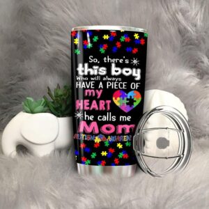 Autism Mom Tumbler This Boy…