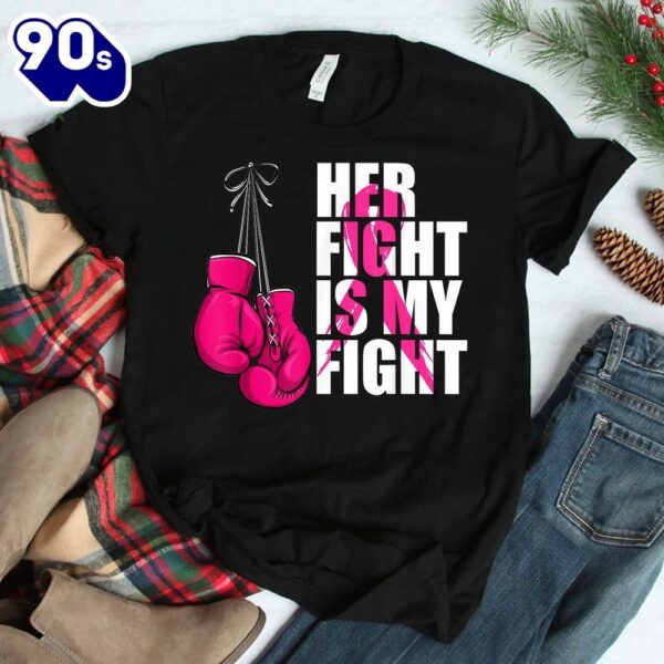 Breast Cancer Awareness Husband Support Squad Shirt
