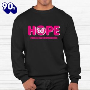 Breast Cancer Awareness Month Pink Butterfly Shirt 2