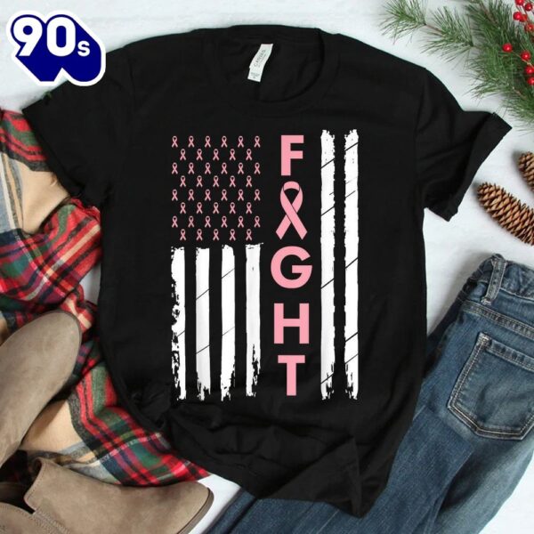 Breast Cancer Awareness Pink Ribbon Mom Women Fight Survivor Shirt