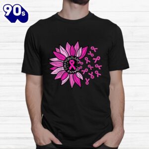 Breast Cancer Awareness Sunflower Pink…