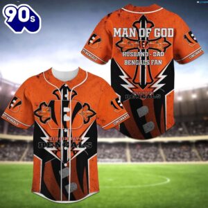 Cincinnati Bengals NFL Custom Baseball Jersey Shirts