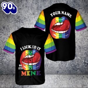 Custom Name Rainbow Lips Lgbt…
