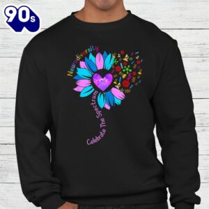 Embrace Neurodiversity Autism Awareness Asd Adhd Shirt 2