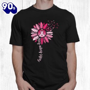 Faith Hope Love Breast Cancer Awareness Shirt 1