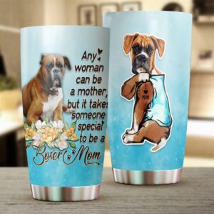 Boxer Mom Stainless Steel Tumbler…