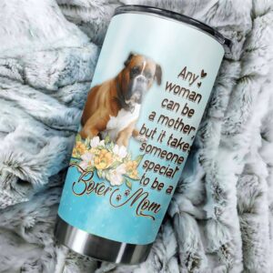 Flagwix Boxer Mom Stainless Steel Tumbler 20oz 2