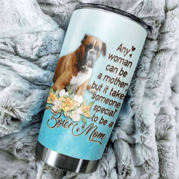 Boxer Mom  Stainless Steel Tumbler 20oz