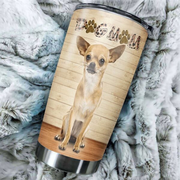 Dog Mom Chihuahua Stainless Steel Tumbler