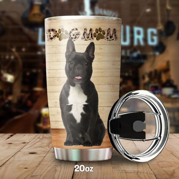 Dog Mom French Bulldog Stainless Steel Tumbler
