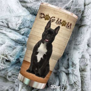 Flagwix Dog Mom French Bulldog Stainless Steel Tumbler 6