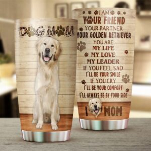 Dog Mom Golden Retriever Stainless…