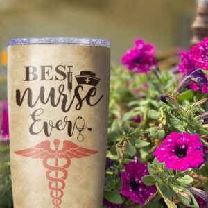 Flagwix Stainless Steel Tumbler Scrub Life Best Nurse Ever 2
