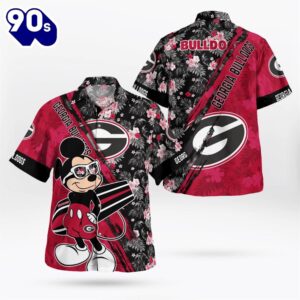 Georgia Bulldogs Mickey Mouse Floral…