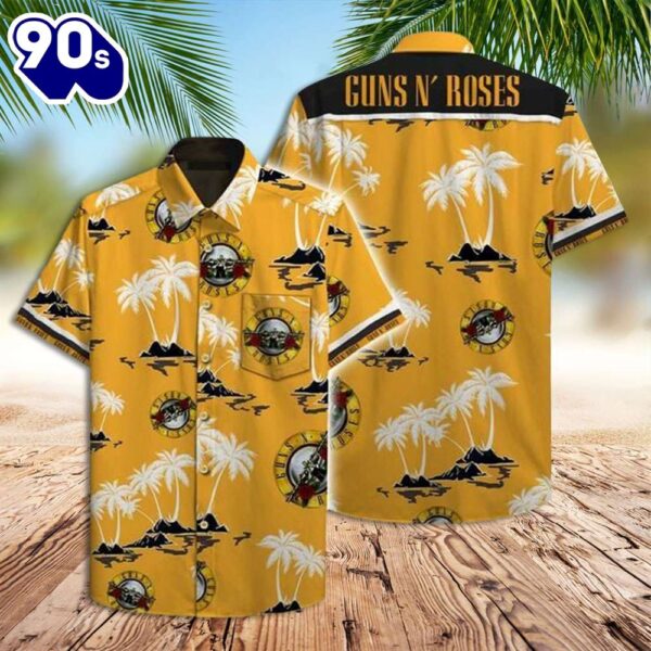 Guns N’ Roses Hawaiian Shirt T-shirts