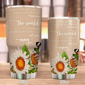 Sunflower Tumbler To My Mom Gift For Mom Gift For Grandma Tumbler For Sunflower Lover