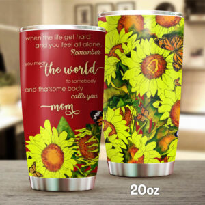 Sunflower Tumbler To My Mom Gift For Mom Gift For Grandma Tumbler For Sunflower Lover Ttq01tuv10