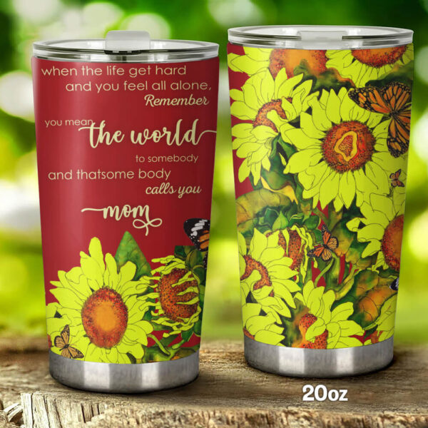 Sunflower Tumbler To My Mom Gift For Mom Gift For Grandma Tumbler For Sunflower Lover Ttq01tuv10