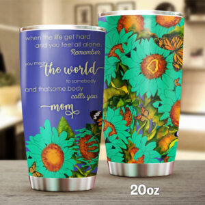 Sunflower Tumbler To My Mom Gift For Mom Gift For Grandma Tumbler For Sunflower Lover Ttq01tuv11