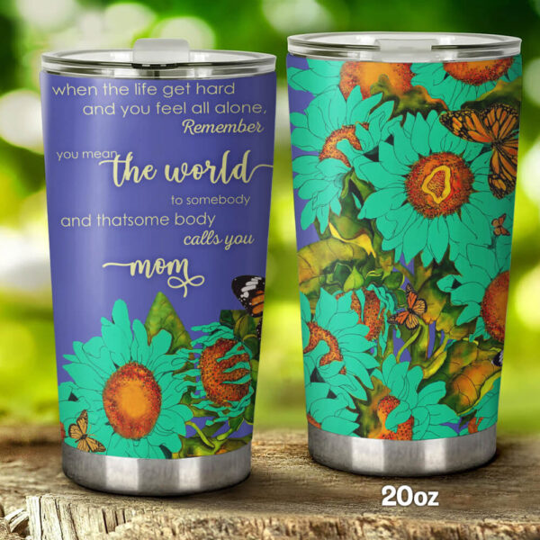 Sunflower Tumbler To My Mom Gift For Mom Gift For Grandma Tumbler For Sunflower Lover Ttq01tuv11