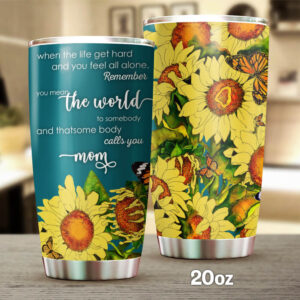 Sunflower Tumbler To My Mom Gift For Mom Gift For Grandma Tumbler For Sunflower Lover Ttq01tuv12