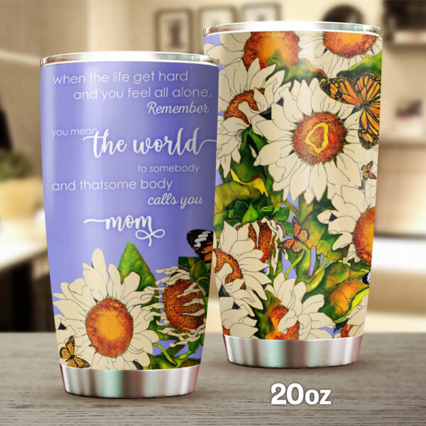 Sunflower Tumbler To My Mom Gift For Mom Gift For Grandma Tumbler For Sunflower Lover Ttq01tuv13