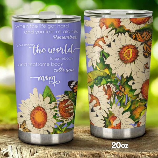 Sunflower Tumbler To My Mom Gift For Mom Gift For Grandma Tumbler For Sunflower Lover Ttq01tuv13