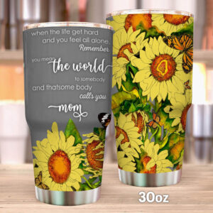 Sunflower Tumbler To My Mom Gift For Mom Gift For Grandma Tumbler For Sunflower Lover Ttq01tuv2
