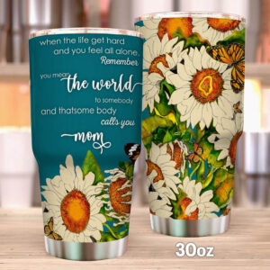 Sunflower Tumbler To My Mom Gift For Mom Gift For Grandma Tumbler For Sunflower Lover Ttq01tuv3