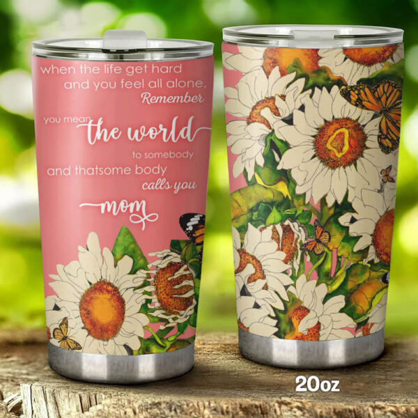 Sunflower Tumbler To My Mom Gift For Mom Gift For Grandma Tumbler For Sunflower Lover Ttq01tuv4