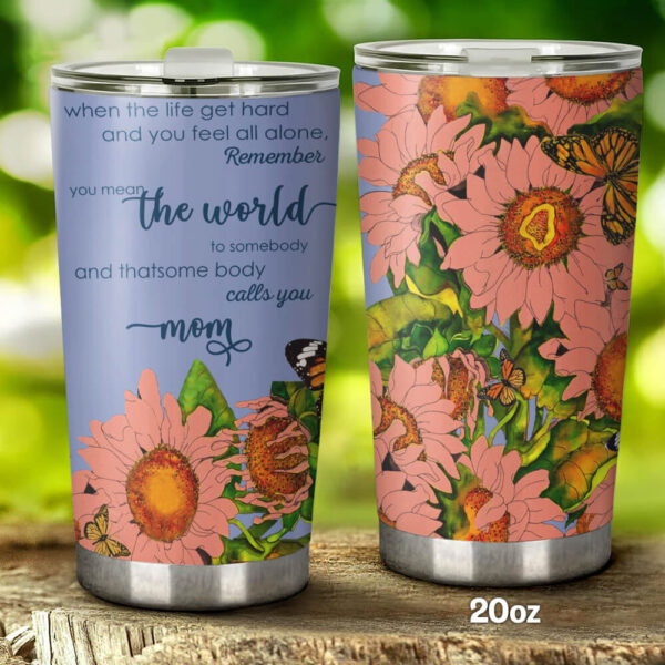 Sunflower Tumbler To My Mom Gift For Mom Gift For Grandma Tumbler For Sunflower Lover Ttq01tuv5