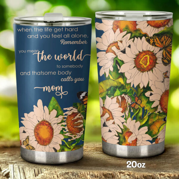 Sunflower Tumbler To My Mom Gift For Mom Gift For Grandma Tumbler For Sunflower Lover Ttq01tuv6
