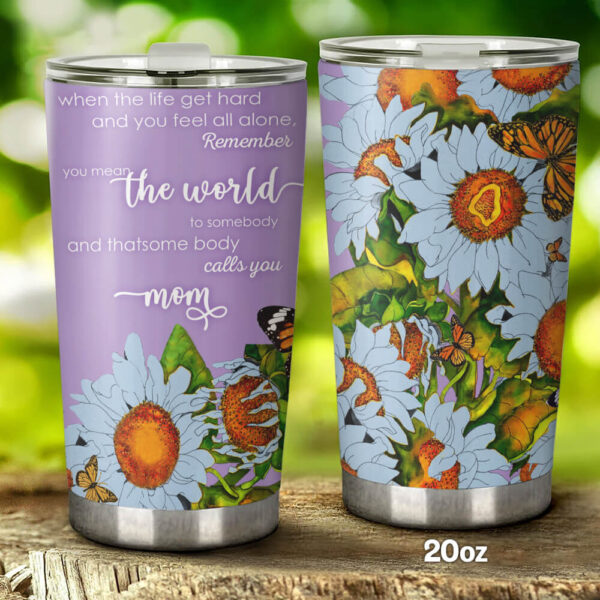 Sunflower Tumbler To My Mom Gift For Mom Gift For Grandma Tumbler For Sunflower Lover Ttq01tuv7