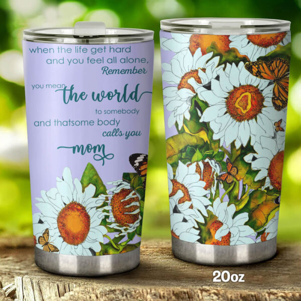 Sunflower Tumbler To My Mom Gift For Mom Gift For Grandma Tumbler For Sunflower Lover Ttq01tuv8