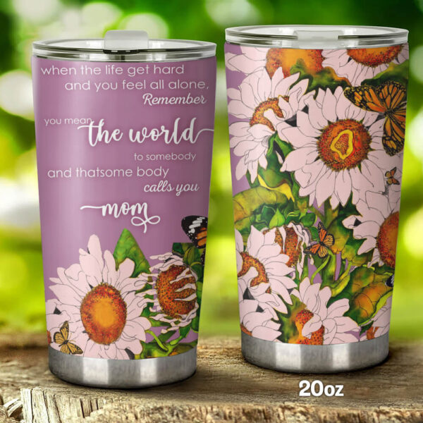 Sunflower Tumbler To My Mom Gift For Mom Gift For Grandma Tumbler For Sunflower Lover Ttq01tuv9