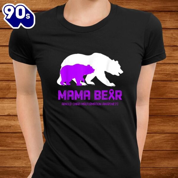 Mama Bear Arnold Chiari Malformation Awareness Shirt