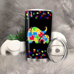 Mom Baby Elephant World Autism…