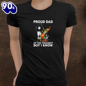 Proud Dad Of The Toughest Boy I Know Autism Awareness Shirt 1