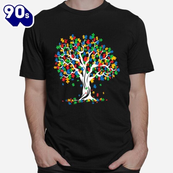 Tree Of Life Autism Awareness Month Shirt