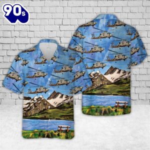 Navy MH-60 Seahawk Hawaiian Shirt
