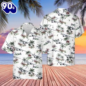 US Air Force Lockheed C-141 Starlifter Trendy Hawaiian Shirt Military Transport Legacy