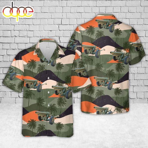 US Army 105 mm howitzer M3 Hawaiian Shirt
