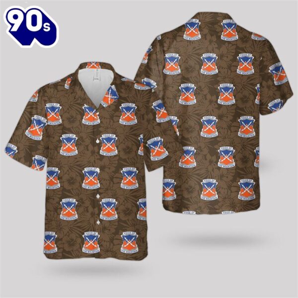 US Army 10th Signal Battalion Hawaiian Shirt