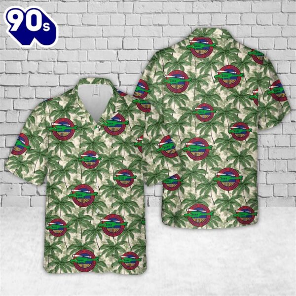 US Army 119th Assault Helicopter Company Hawaiian Shirt