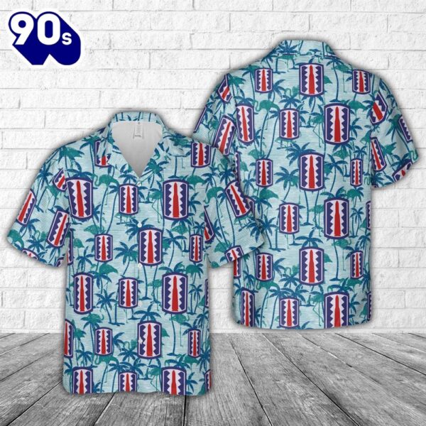 US Army 197th Infantry Brigade Hawaiian Shirt
