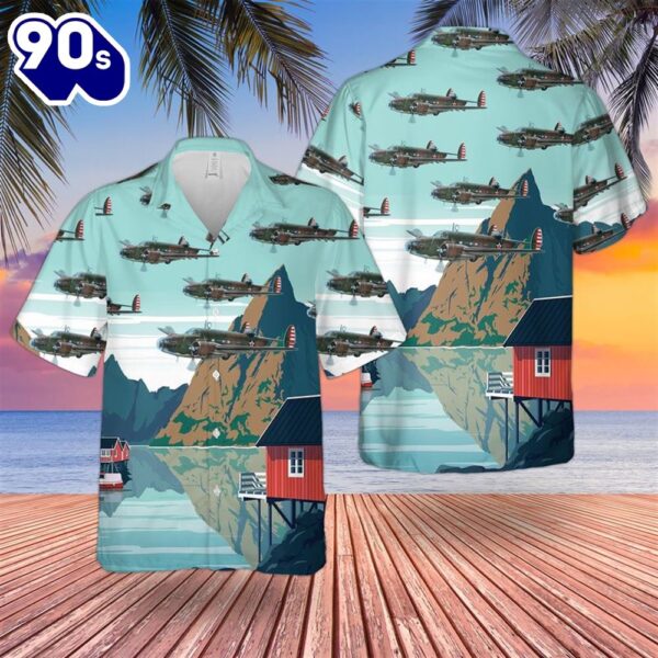 US Army A-29PBO-1 Hudson Hawaiian Shirt