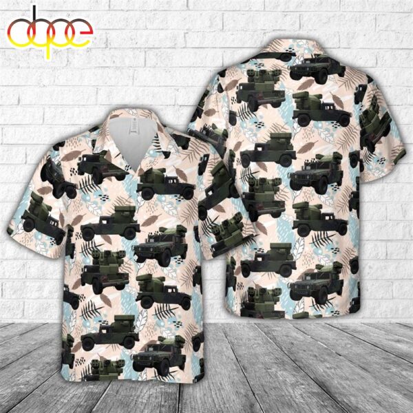 US Army ANTWQ-1 Avenger Hawaiian Shirt