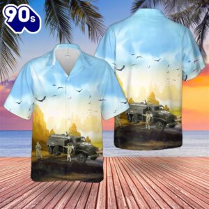 U.S. Army Airfield Fuel Truck Hawaiian Shirt