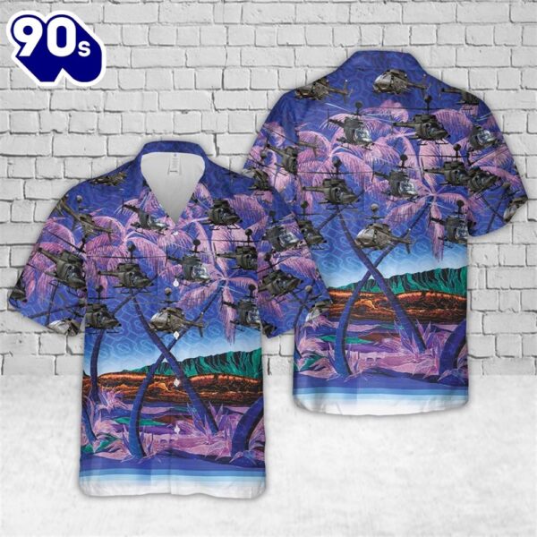 US Army Bell OH-58 Kiowa Hawaiian Shirt